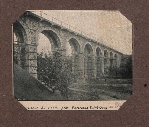 Pont de chemin de fer dit viaduc du Ponto, boulevard du Littoral (Etables-sur-Mer fusionnée en Binic-Etables-sur-Mer en 2016)