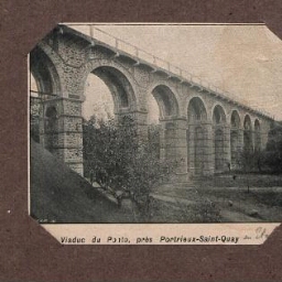 Pont de chemin de fer dit viaduc du Ponto, boulevard du Littoral (Etables-sur-Mer fusionnée en Binic-Etables-sur-Mer en 2016)
