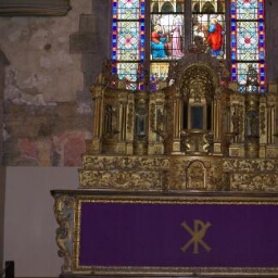 Retable de l'autel principal de la chapelle Saint-Nicolas