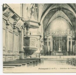 Paimpont (I.-et-V.). - Intérieur de l'Abbaye.