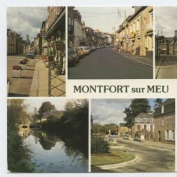 Montfort-sur-Meu, six petites vues de la ville.