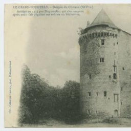 Le GRAND-FOUGERAY. Donjon du château (XIVe s.).