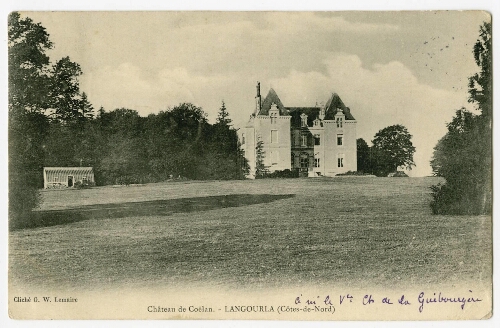 Château de Coëlan. - LANGOURLA (Côtes-de-Nord)