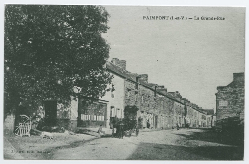 PAIMPONT (I.-et-V.) - La Grande-Rue.