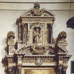 Retable de l'autel Nord de l'église Saint-Sauveur