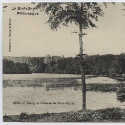 Etang et Château de Pont-Callec.