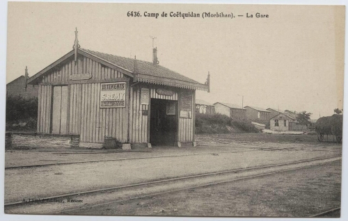 Camp de Coëtquidan (Morbihan) - La Gare