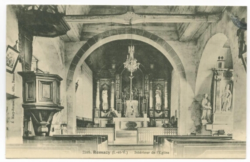 Romazy (I.-et-V.) - Intérieur de l'Eglise