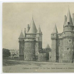 Château de Vitré - La tour St Laurent et le Châtelet.