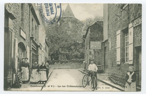 Combourg (I.-et-V.) - La rue Châteaubriand.