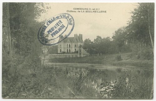 COMBOURG (I.-et-V.) - Château de LA BOULHEILLERIE.