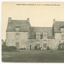 Aubigné (I.-et-V.). Ruines du château d'Anne de Bretagne.