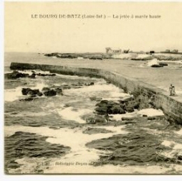 L-I LE BOURG DE-BATZ (Loire-Inf.) - La jetée à marée haute