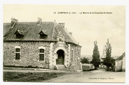 CAMPBON (L.-Inf.) - La Mairie et la Chapelle St-Victor