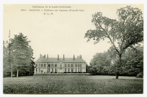 CASSON - Château de Casson (Façade Sud)