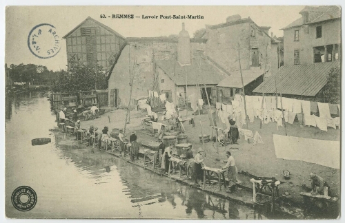 RENNES - Lavoir Pont-Saint-Martin