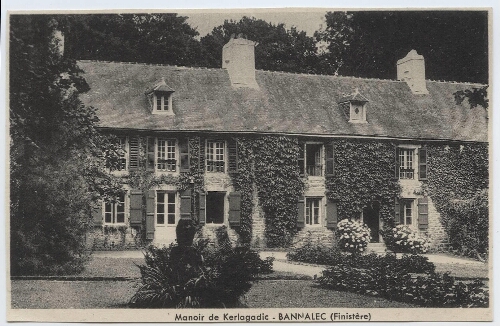 Manoir de Kerlagadic - BANNALEC (Finistère).