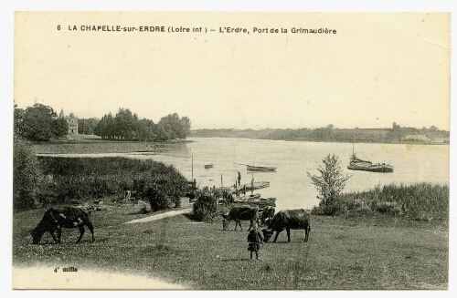 LA CHAPELLE-sur-ERDRE (Loire Inf) - L'Erdre, Port de la Grimaudière