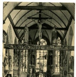 LAMPAUL (Finistère). Intérieur de l'Eglise, le Choeur.