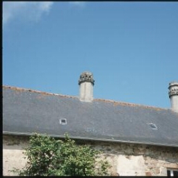 Trédarzec. - Manoir de Carpont : cheminées octgonales.