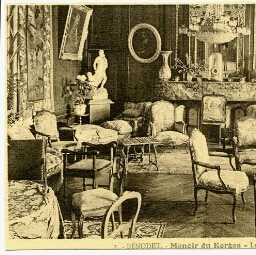 BENODET. Manoir du Kergos Le Grand Salon