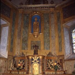 Retable de l'autel principal de l'église Saint-Lunaire