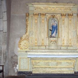 Retable de l'autel Sud de l'église Saint-Lunaire