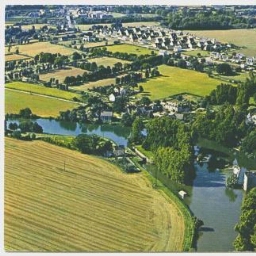 Bourg-des-Comptes - Le moulin de la Courbe, le camping, le lotissement des Buissons, la résidence des Comtes
