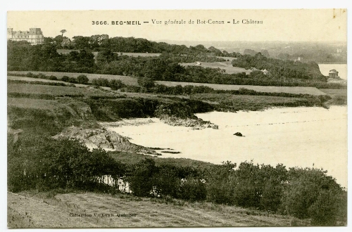 BEG-MEIL - Vue générale de Bot-Conan - Le Château.