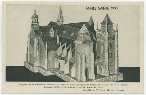 Année Sainte - Maquette de la Cathédrale de St-Brieuc