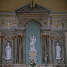 Retable dédié à saint Michel de l'église Saint-martin