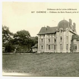 CHEMERE - Château du Bois Ruaud, pris à l'Ouest