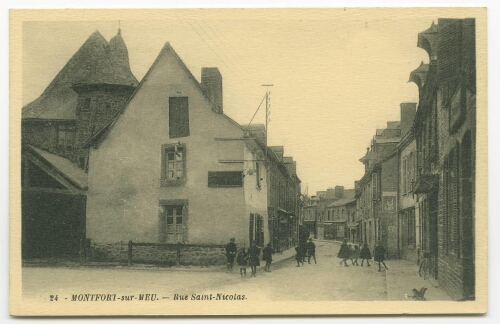 Montfort-sur-Meu. - Rue Saint-Nicolas