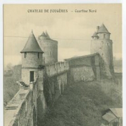 Château de Fougères - Courtine Nord.