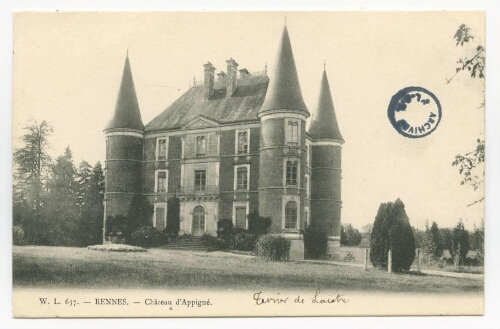 RENNES. - Château d'Appigné