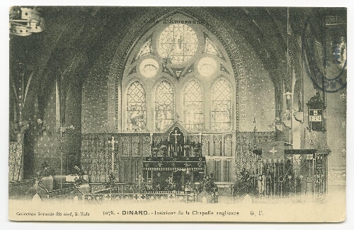 DINARD. - Intérieur de la Chapelle anglicane G. F.
