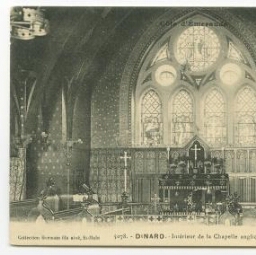 DINARD. - Intérieur de la Chapelle anglicane G. F.