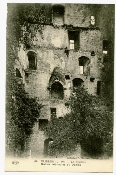 CLISSON (L.-Inf.) - Le Château Ruines intérieures du Donjon