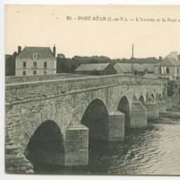 PONT-REAN (I.-et-V.). - L'Arrivée et le Pont sur la Vilaine.
