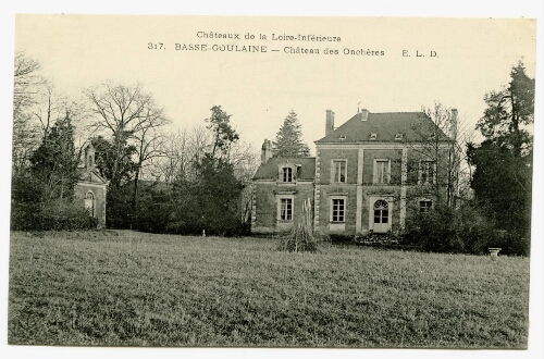 BASSE-GOULAINE - Château des Onchères