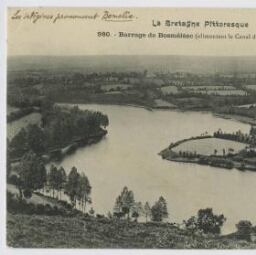 La Bretagne Pittoresque Barrage de Bosméléac (alimentant le canal de Nantes à Brest)