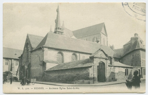 W.L. RENNES. - Ancienne Eglise St-Aubin.