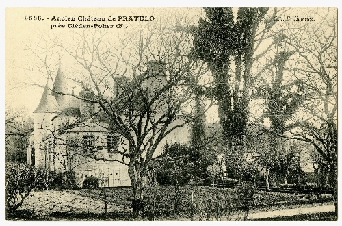 Ancien Château de PRATULO près Cléden-Poher (F.)