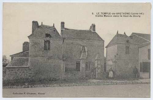 Le Temple-de-Bretagne (Loire-Inf.) Vieille Maison dans le Haut du Bourg