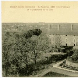L-I BLAIN (Loire-Inférieure) - Le Château (XIIIe et XIVe siècles) et le panorama de la ville.