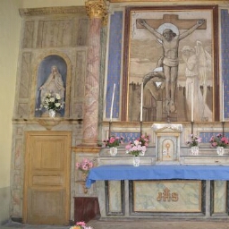Retable de l'autel principal de l'église Sainte-Madeleine