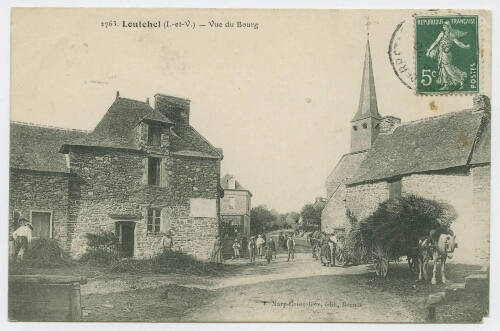 Loutehel (I.-et-V.) - Vue du Bourg.
