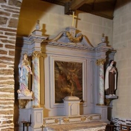 Retable dédié à la Nativité de l'église Saint-Martin