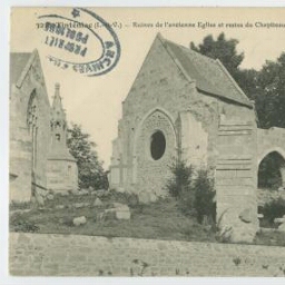 Tinténiac (I.-et-V.) - Ruines de l'ancienne Eglise et restes du Chapiteau.