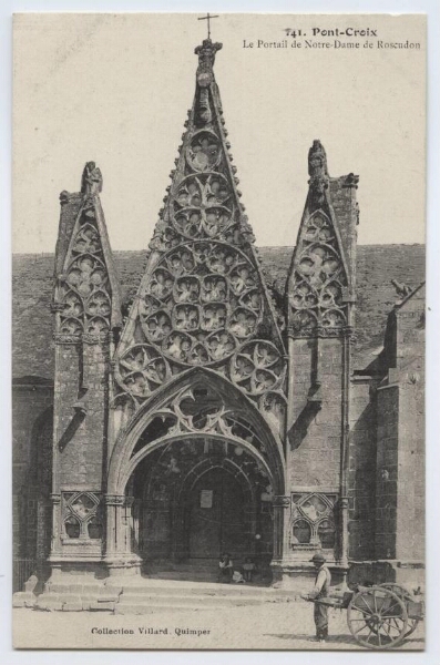 Pont-Croix Le Portail de Notre-Dame de Roscudon